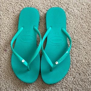 Teal Havaianas